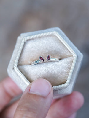 Bunny Garnet Ring - Gardens of the Sun | Ethical Jewelry