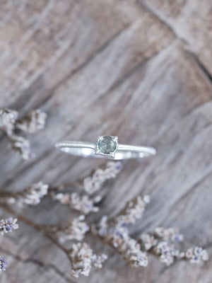 Callisto Rose Cut Sapphire Ring - Gardens of the Sun | Ethical Jewelry