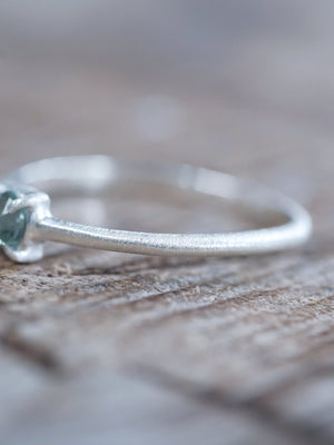 Callisto Rose Cut Sapphire Ring - Gardens of the Sun | Ethical Jewelry