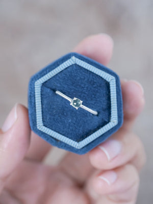 Callisto Rose Cut Sapphire Ring - Gardens of the Sun | Ethical Jewelry