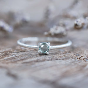 Callisto Rose Cut Sapphire Ring - Gardens of the Sun | Ethical Jewelry