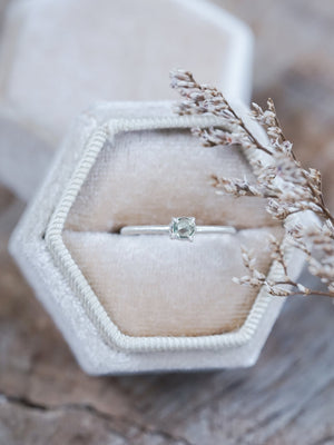 Callisto Rose Cut Sapphire Ring - Gardens of the Sun | Ethical Jewelry