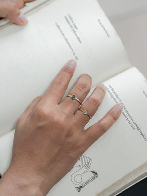 Canadian Champagne Diamond Ring in Ethical Gold - Gardens of the Sun | Ethical Jewelry