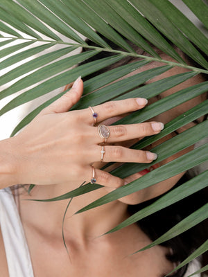 Canadian Kite Diamond Ring in Ethical Gold - Gardens of the Sun | Ethical Jewelry