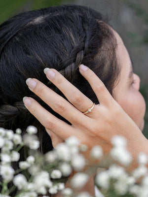 Canadian Kite Diamond Ring in Ethical Gold - Gardens of the Sun | Ethical Jewelry