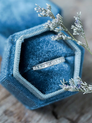 Center Patterned Band - Gardens of the Sun | Ethical Jewelry