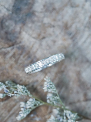 Center Patterned Band - Gardens of the Sun | Ethical Jewelry