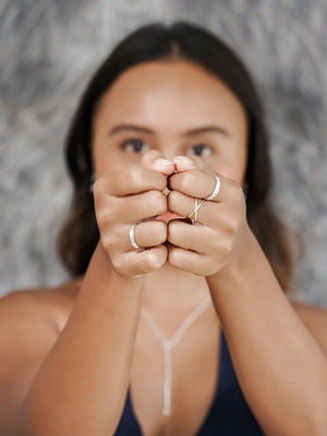 Center Patterned Band - Gardens of the Sun | Ethical Jewelry