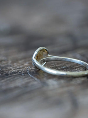 Checkered Citrine Ring - Gardens of the Sun | Ethical Jewelry