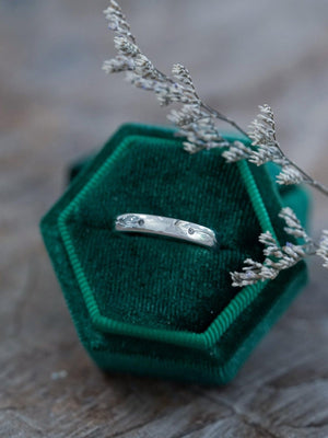 Connected Souls Wedding Band in Silver - Gardens of the Sun | Ethical Jewelry
