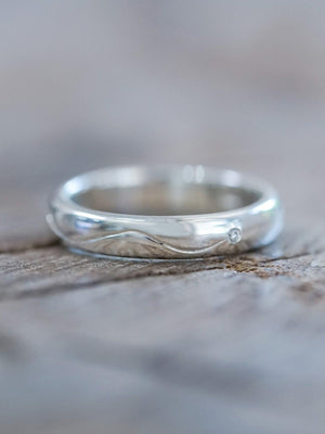 Connected Souls Wedding Band in Silver - Gardens of the Sun | Ethical Jewelry