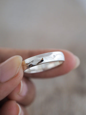 Connected Souls Wedding Band in Silver - Gardens of the Sun | Ethical Jewelry