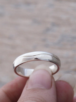 Connected Souls Wedding Band in Silver - Gardens of the Sun | Ethical Jewelry