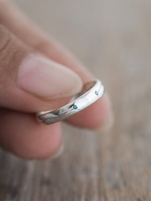 Connected Souls Wedding Band in Silver - Gardens of the Sun | Ethical Jewelry