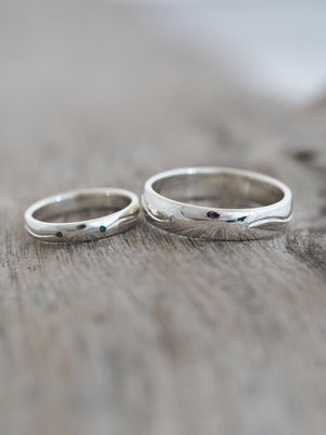 Connected Souls Wedding Band in Silver - Gardens of the Sun | Ethical Jewelry