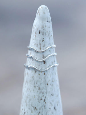 Curved Nesting Band - Gardens of the Sun | Ethical Jewelry