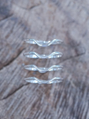 Curved Nesting Band - Gardens of the Sun | Ethical Jewelry