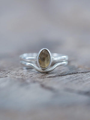Curved Nesting Band - Gardens of the Sun | Ethical Jewelry