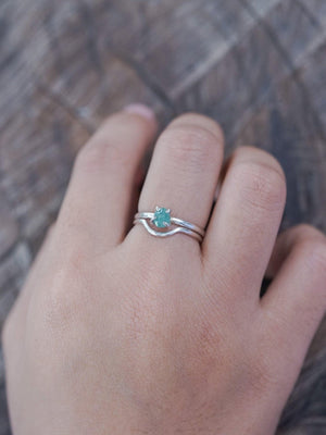 Curved Nesting Band - Gardens of the Sun | Ethical Jewelry