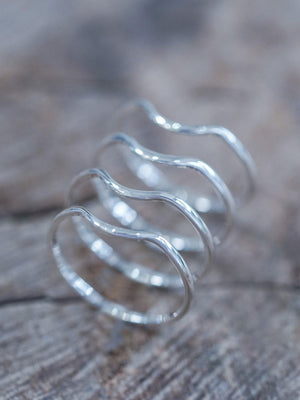 Curved Nesting Band - Gardens of the Sun | Ethical Jewelry