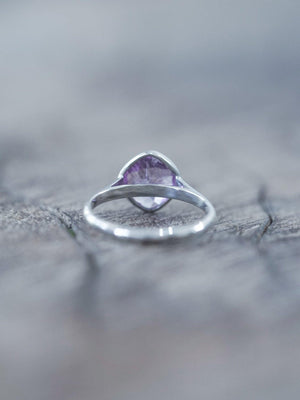Cushion Amethyst Ring - Gardens of the Sun | Ethical Jewelry