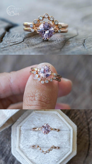 Custom Amethyst Ring - Gardens of the Sun | Ethical Jewelry