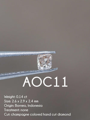 Custom Antique Cut Diamond Ring in Gold - Gardens of the Sun | Ethical Jewelry