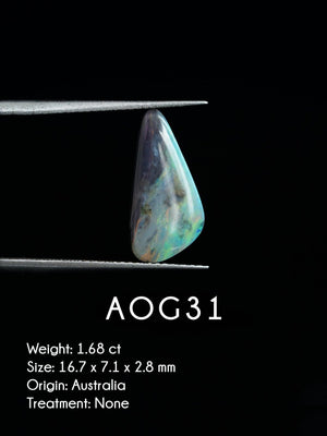 Custom Australian Opal Ring in Gold - Gardens of the Sun | Ethical Jewelry