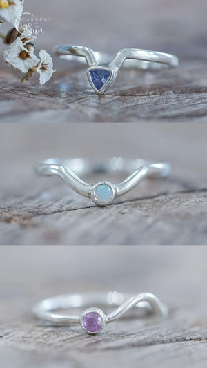 Custom Birthstone Ring - Gardens of the Sun | Ethical Jewelry