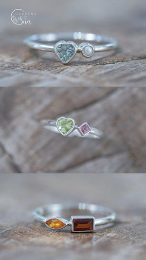 Custom Birthstone Ring - Gardens of the Sun | Ethical Jewelry