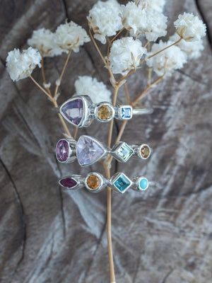 Custom Birthstone Ring - Gardens of the Sun | Ethical Jewelry