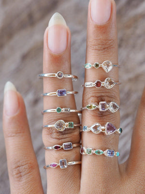 Custom Birthstone Ring - Gardens of the Sun | Ethical Jewelry