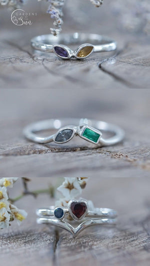 Custom Birthstone Ring - Gardens of the Sun | Ethical Jewelry