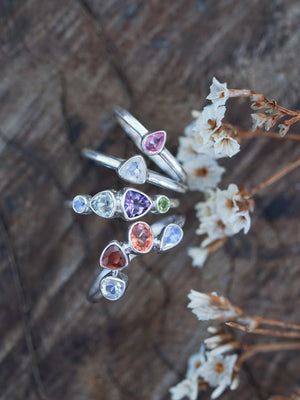 Custom Birthstone Ring - Gardens of the Sun | Ethical Jewelry
