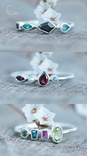 Custom Birthstone Ring - Gardens of the Sun | Ethical Jewelry