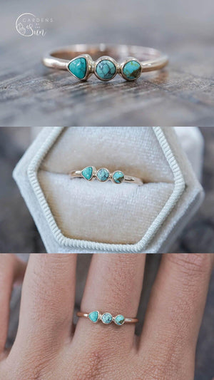 Custom Birthstone Ring in Gold - Gardens of the Sun | Ethical Jewelry