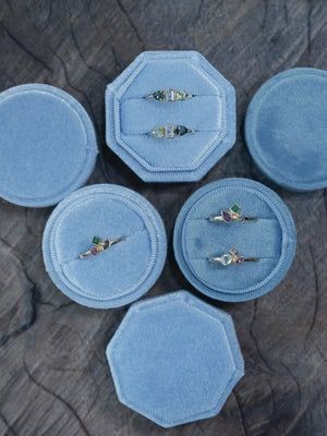 Custom Birthstone Ring in Gold - Gardens of the Sun | Ethical Jewelry