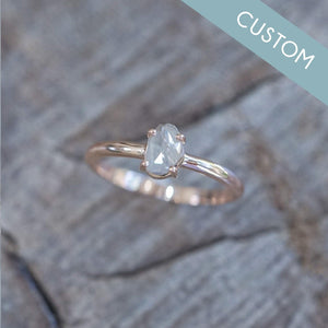 Custom Borneo Polki Diamond Ring - Gardens of the Sun | Ethical Jewelry