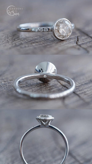 Custom Brilliant Cut Round Diamond Ring - Gardens of the Sun | Ethical Jewelry