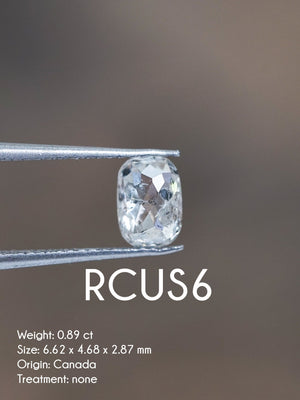 Custom Cushion Rose Cut Diamond Ring in Gold - Gardens of the Sun | Ethical Jewelry