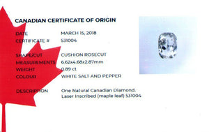 Custom Cushion Rose Cut Diamond Ring in Gold - Gardens of the Sun | Ethical Jewelry