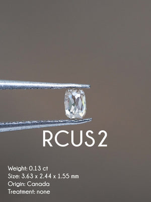 Custom Cushion Rose Cut Diamond Ring in Gold - Gardens of the Sun | Ethical Jewelry