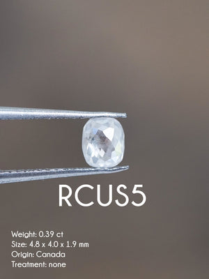 Custom Cushion Rose Cut Diamond Ring in Gold - Gardens of the Sun | Ethical Jewelry