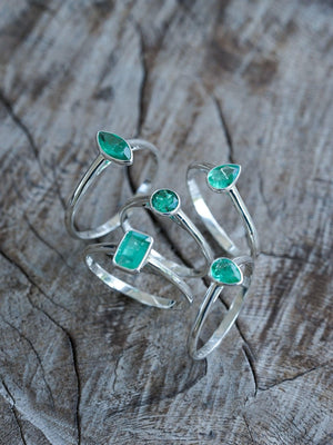 Custom Emerald Ring - Gardens of the Sun | Ethical Jewelry