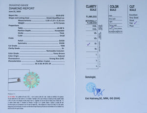 Custom Shield Diamond Ring - Gardens of the Sun | Ethical Jewelry