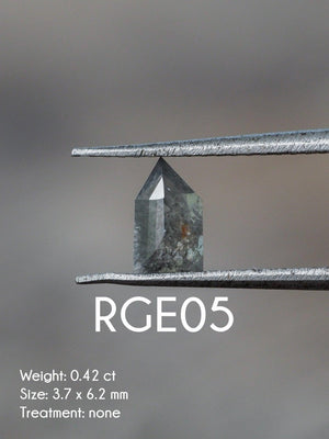 Custom Geometric Rose Cut Diamond Ring in Gold - Gardens of the Sun | Ethical Jewelry