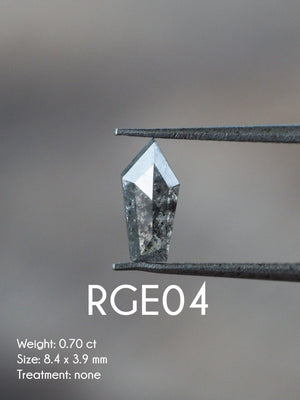 Custom Geometric Rose Cut Diamond Ring in Gold - Gardens of the Sun | Ethical Jewelry