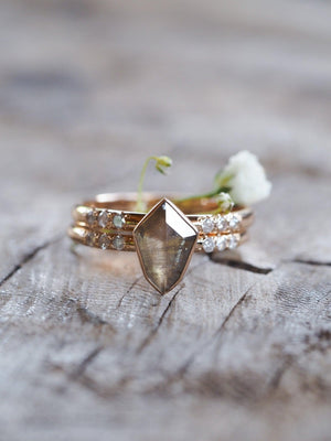Custom Gold Nesting Band - Gardens of the Sun | Ethical Jewelry