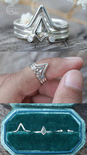 Custom Kite Diamond Ring - Gardens of the Sun | Ethical Jewelry
