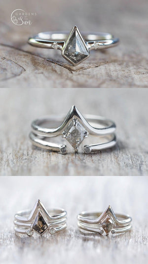Custom Kite Diamond Ring - Gardens of the Sun | Ethical Jewelry